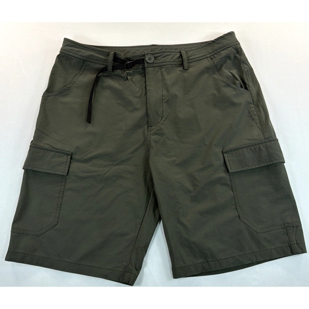 COOFANDY Cargo Shorts Mens 34 Olive Green Utility Tactical Casual Outdoor